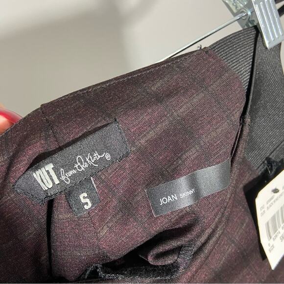 Kut From The Kloth Plaid Joan Skinny Pull On Pants - Picture 7 of 8